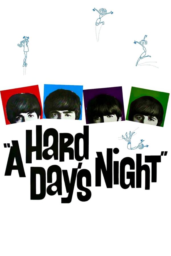 Poster for the movie "A Hard Day's Night"