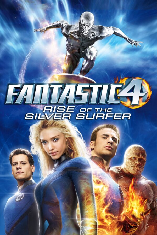 Poster for the movie "Fantastic Four: Rise of the Silver Surfer"