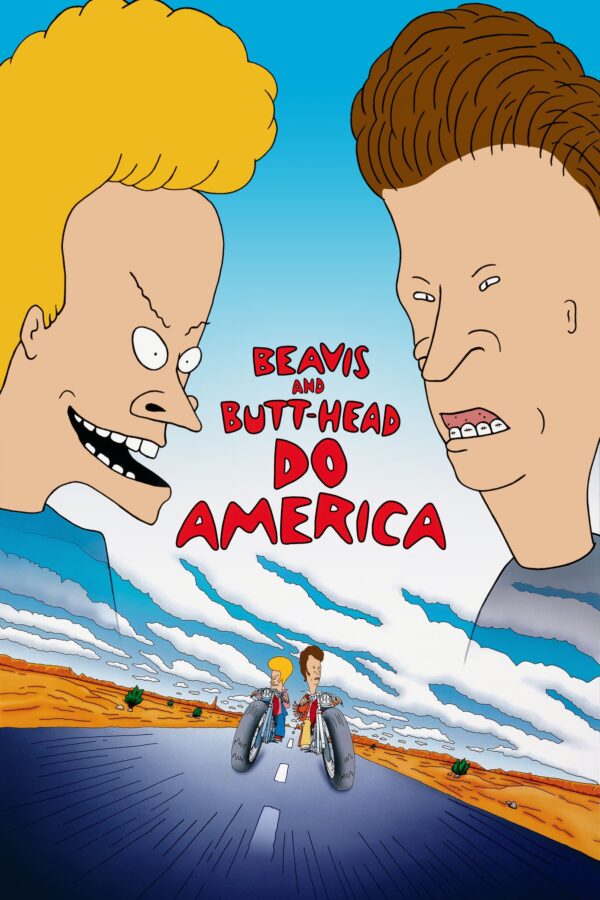 Poster for the movie "Beavis and Butt-Head Do America"